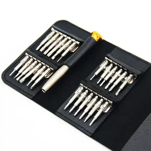 25 In 1 Leather Case Screwdriver Kit. livSmart