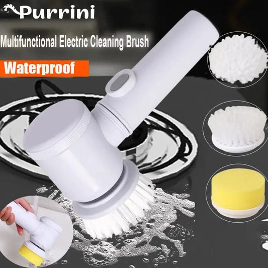 Magic Brush Wireless Battery Cleaning Brush Bathtub Tile Professional Cleaning Brush Rechargeable LivSmart