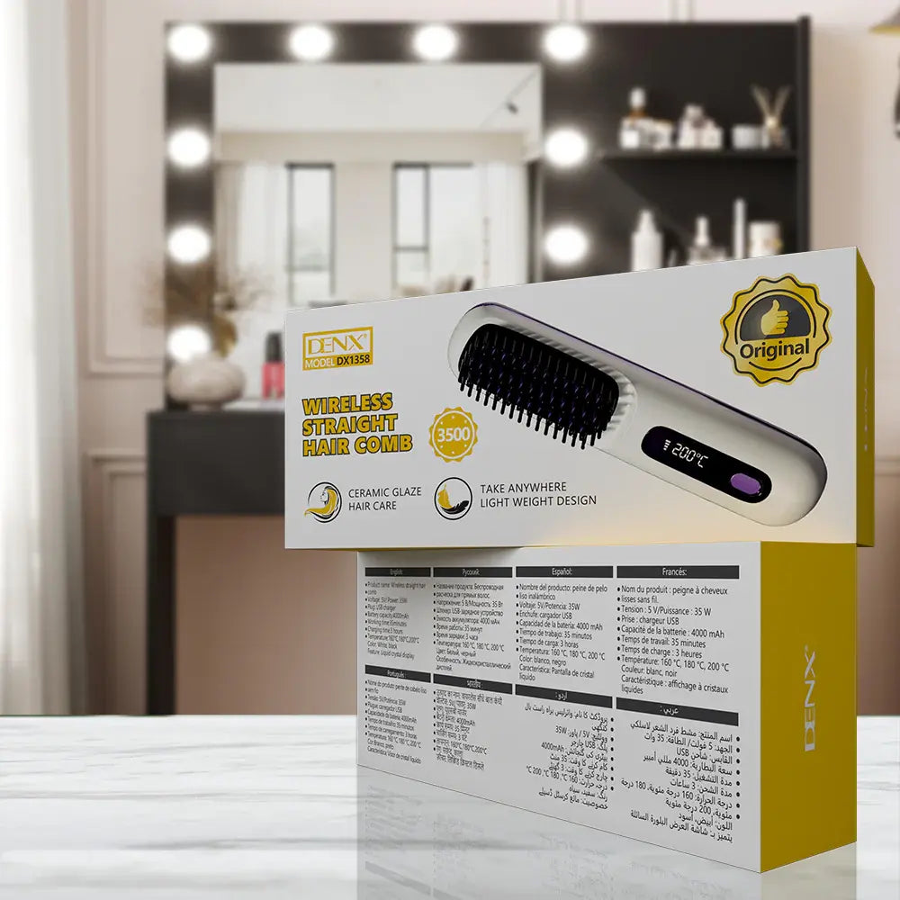 Wireless Straight Hair Comb livSmart