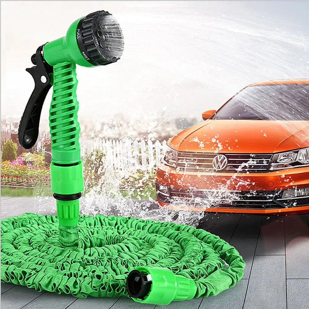 100FT Expandable Flexible Plastic Hose Pipe For Cars Garden Watering With SprayGun LivSmart