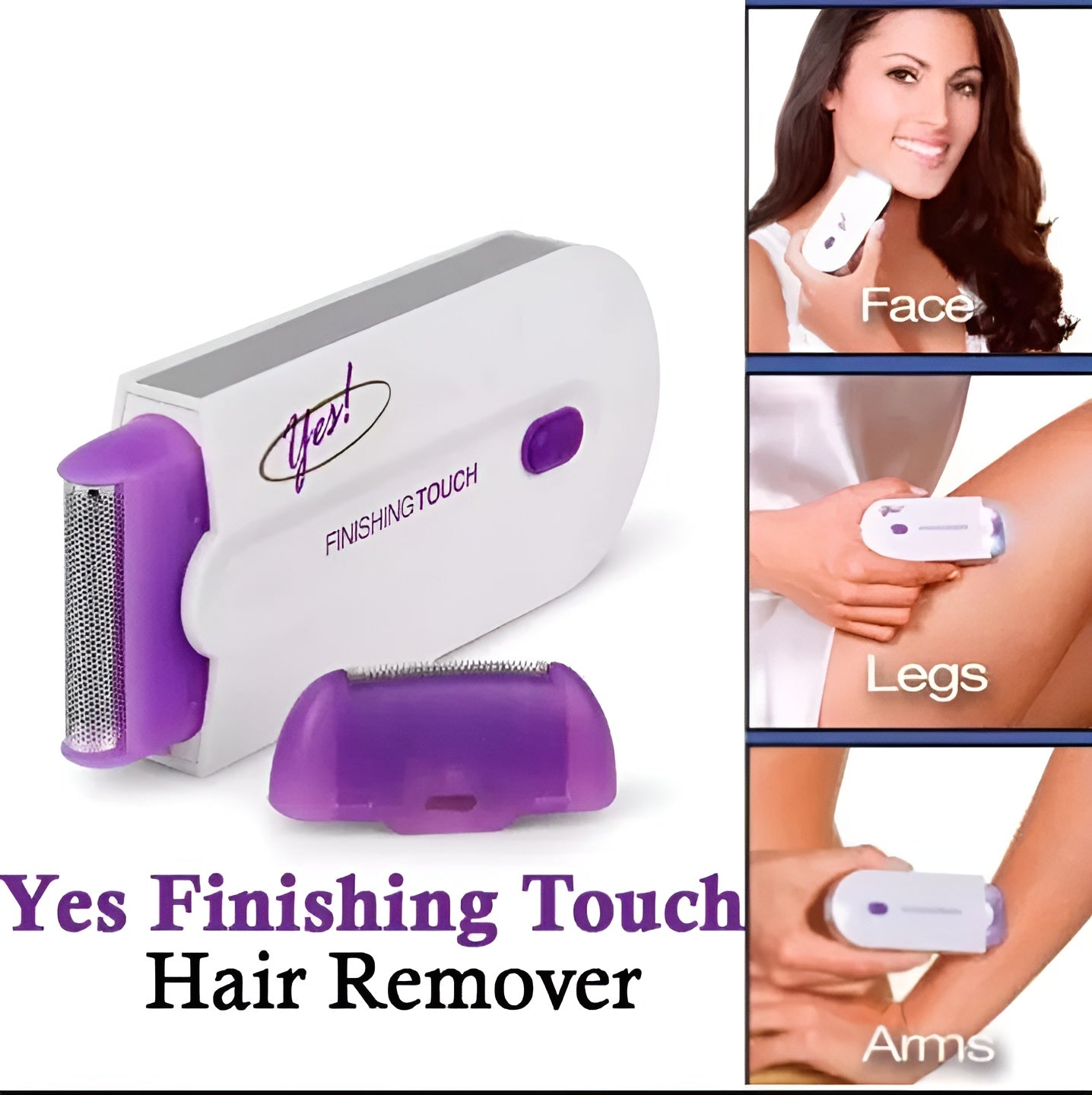 Finishing Touch Laser Hair Remover Instant Pain Free Removal Machine livSmart