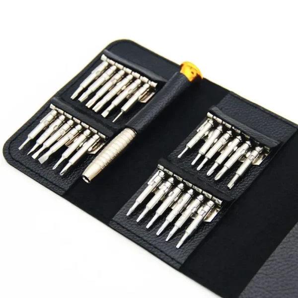 25 In 1 Leather Case Screwdriver Kit. livSmart