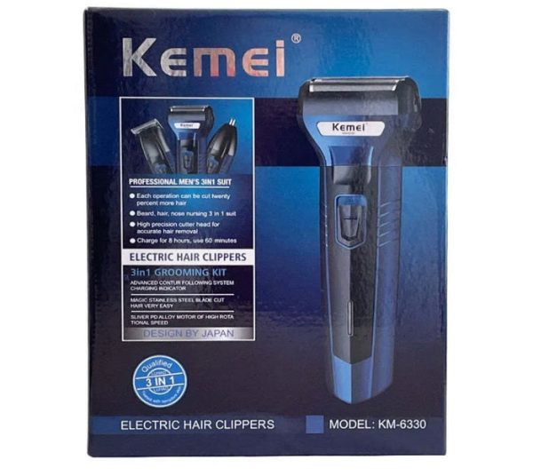 3 In 1 Kemei Rechargeable Shaving Machine livSmart