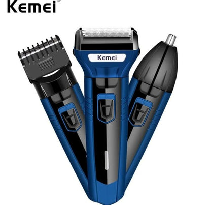 3 In 1 Kemei Rechargeable Shaving Machine livSmart