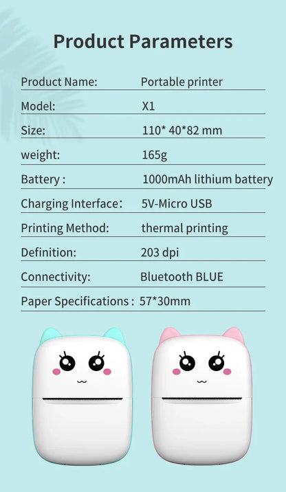 Portable Thermal Mini Printer LivSmart