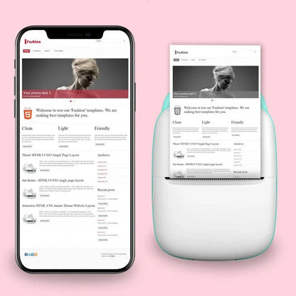 Portable Thermal Mini Printer LivSmart