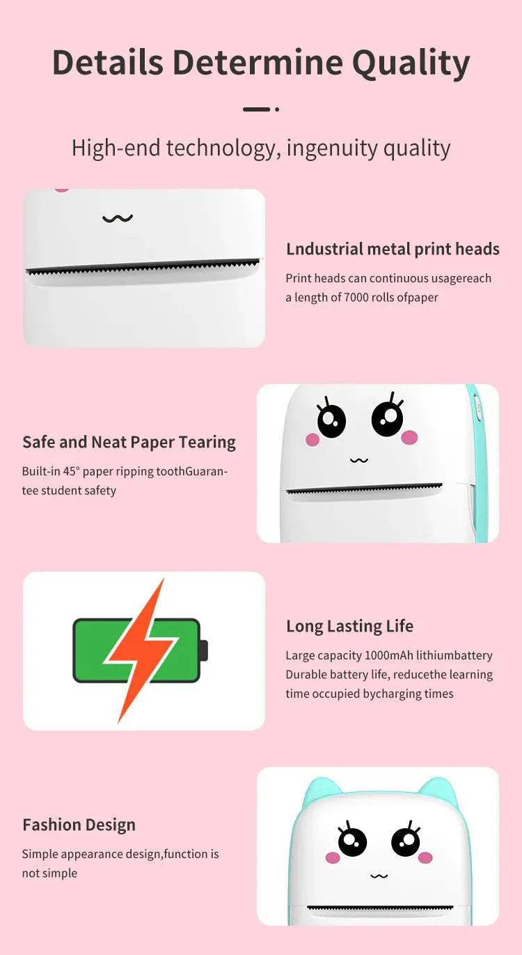 Portable Thermal Mini Printer LivSmart