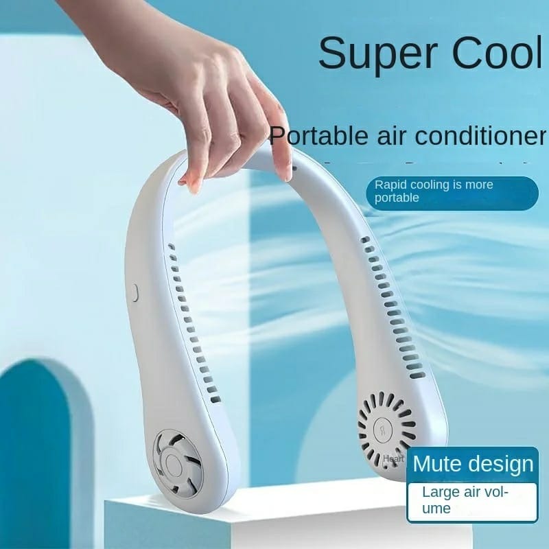 Neck Fan Portable Bladeless | Portable Rechargeable Fan Bladeless Neck Fan (random Color) livSmart