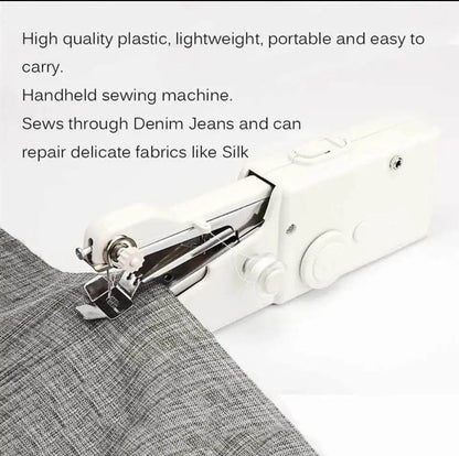 Portable Sewing Machine For Quick Repairs On All Fabrics (battery Powered) livSmart
