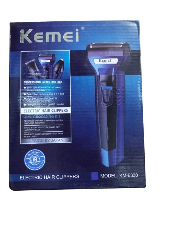 3 In 1 Kemei Rechargeable Shaving Machine livSmart