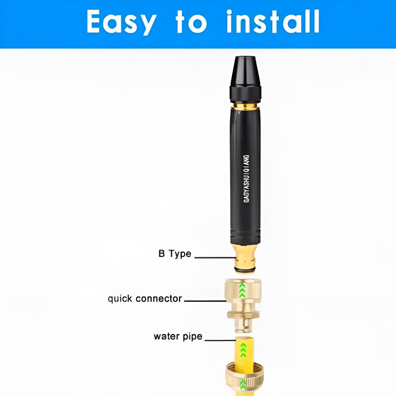 High Pressure Power Washer Car Wash Spray Gun Garden Water Gun Hose Nozzle Watering Irrigation Sprinkler Garden-tools – Plastic LivSmart