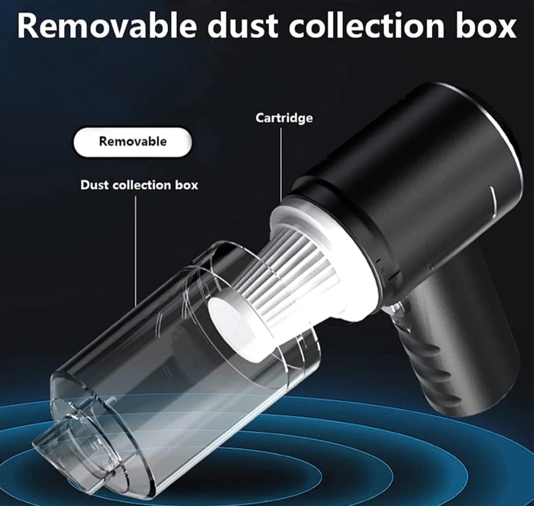 3 in 1 Portable High Power Car Vacuum Cleaner with Blower LivSmart