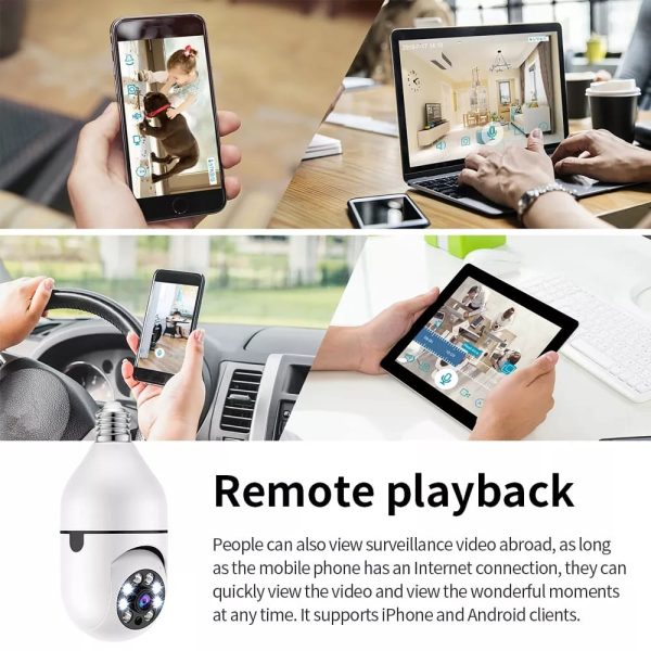 Panoramic WIFI Camera bulb livSmart