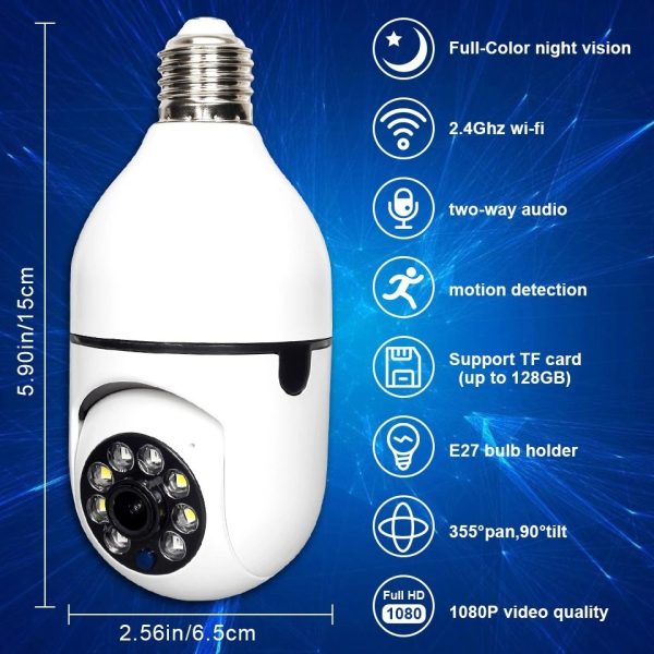 Panoramic WIFI Camera bulb livSmart