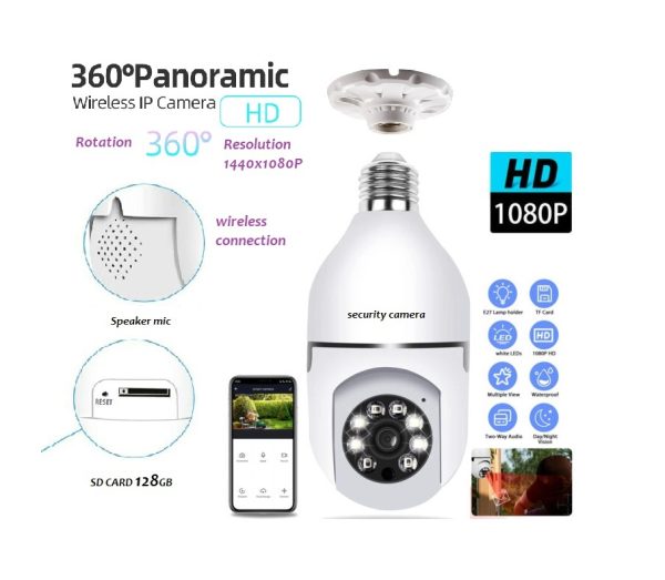 Panoramic WIFI Camera bulb livSmart