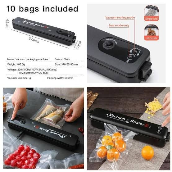 Automatic Vacuum Sealer Food Packing Machine | Electric Vacuum Sealer Machine livSmart