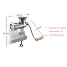 Manual Sausage Machine | Steel Meat Grinder