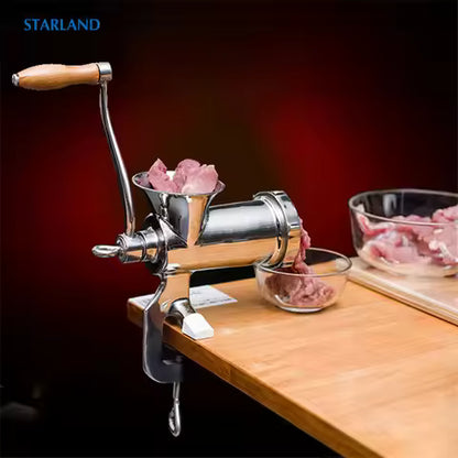 Manual Sausage Machine | Steel Meat Grinder