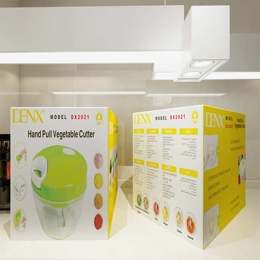 Hand Pulled Multipurpose Chopper & Cutter (Random Color)