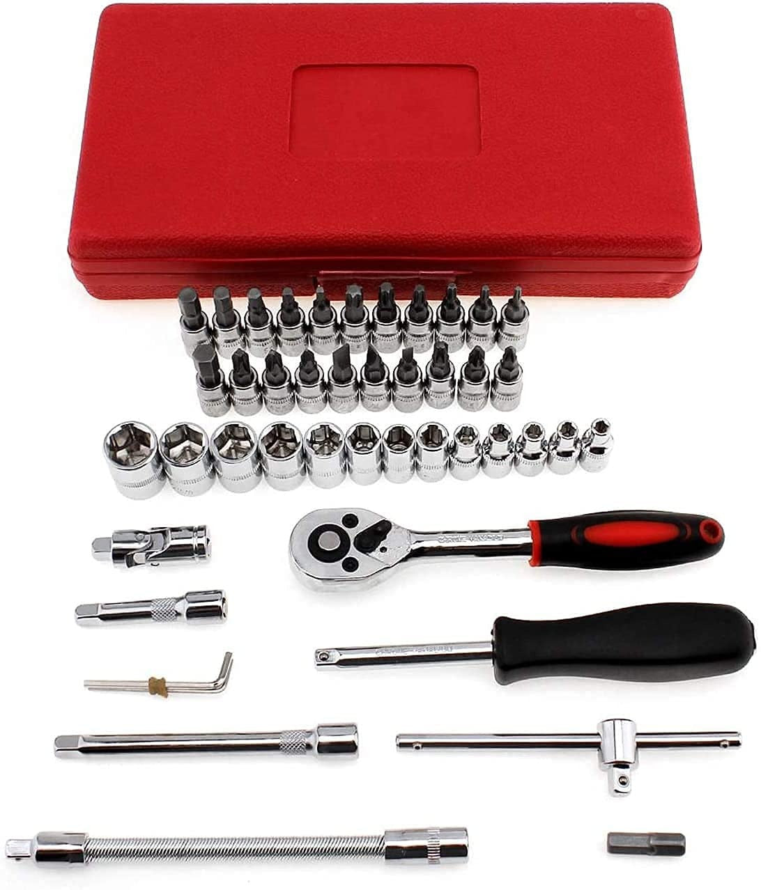 A durable, multi-functional chrome vanadium steel tool kit | CR-V - Socket Set