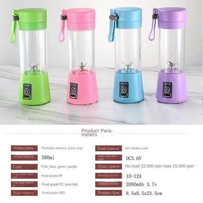 Hand Juicer Maker Fruit Usb Blender (random Color)