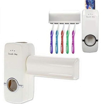 Toothpaste Dispenser Automatic Toothpaste Squeezer And Holder Set